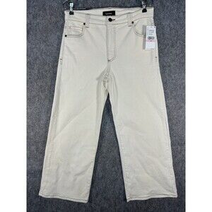 Karen Kane Super Bloom Cropped Women's Jeans Natural Almond Size 10